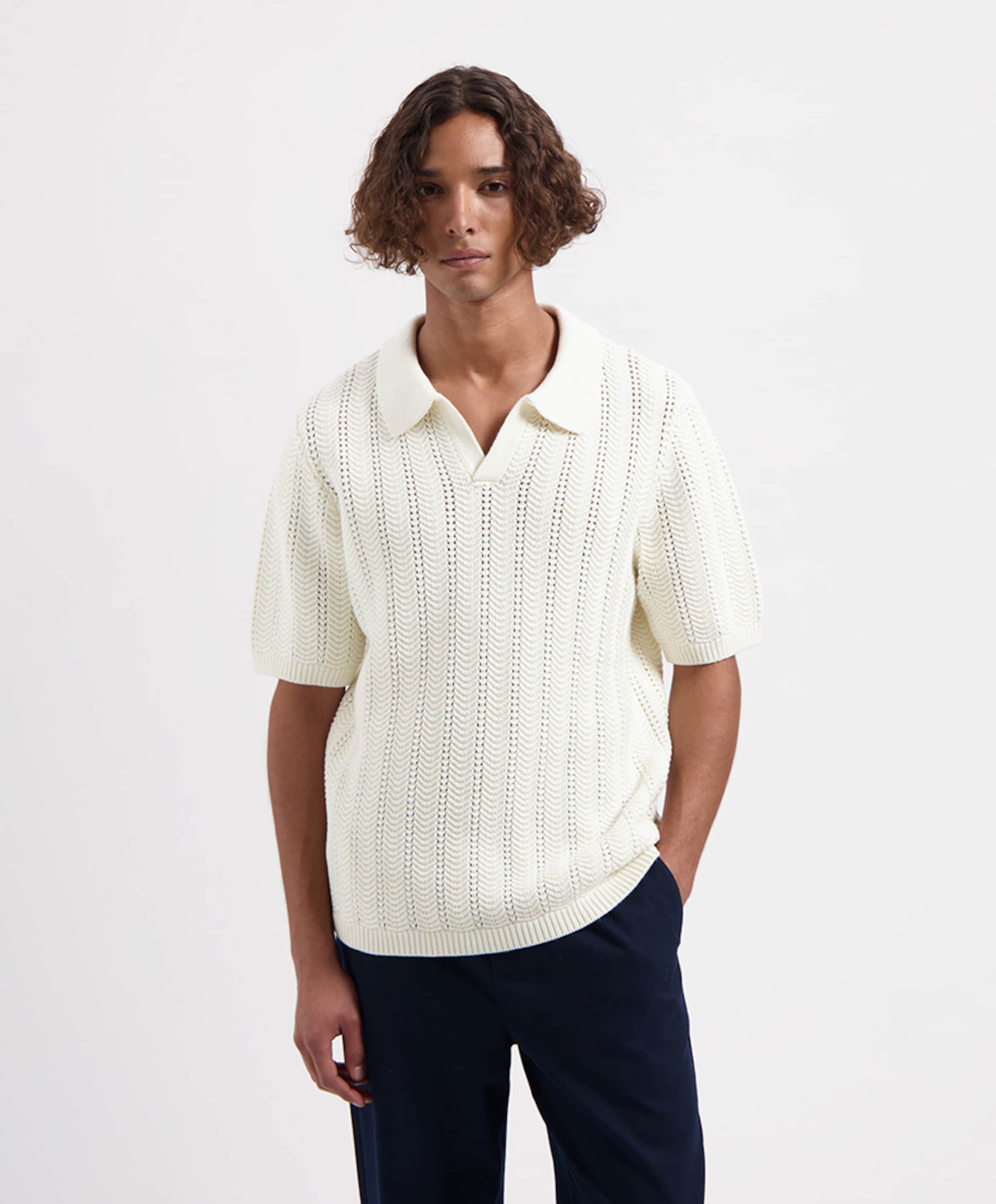 Law of the Sea Heren polo ecru