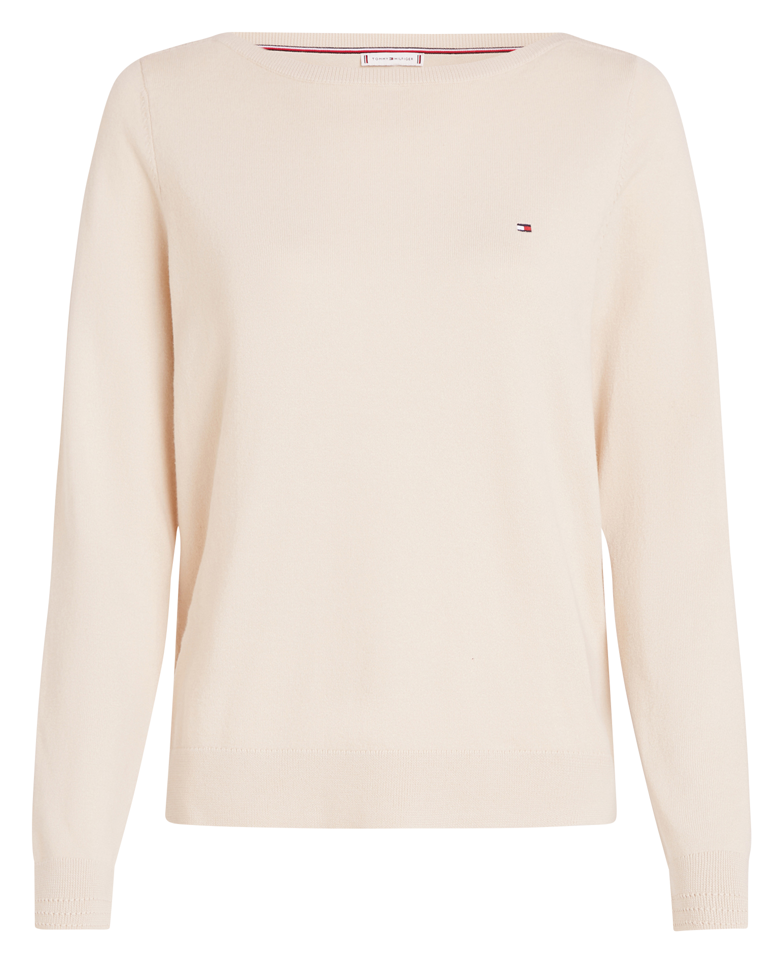 Pull en coton bio mélangé| Beige