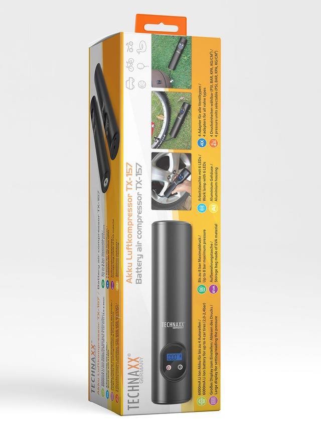 Mobiler Luftkompressor mit Akku 8 bar