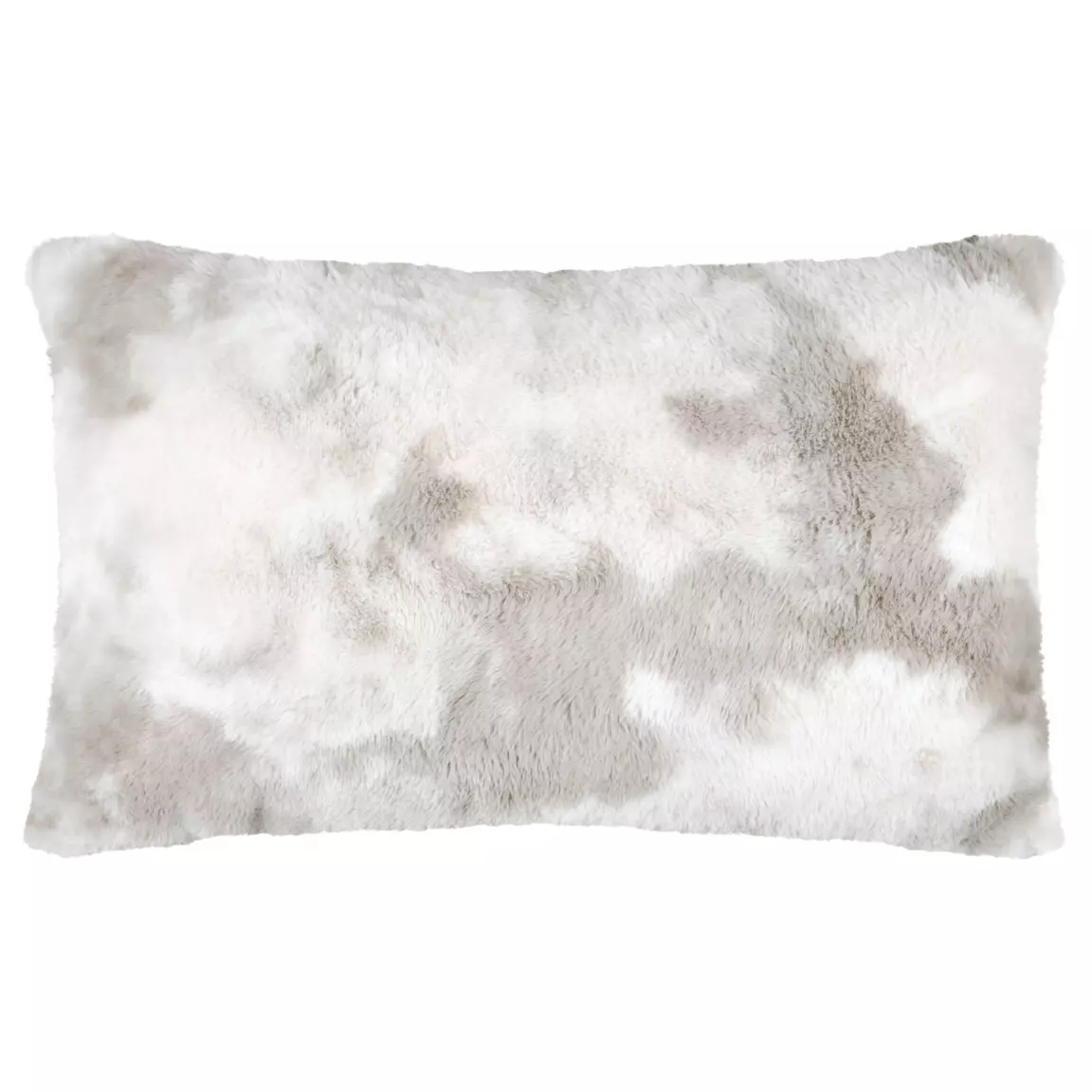 Coussin rectangulaire fausse fourrure (80 cm) Harald Beige