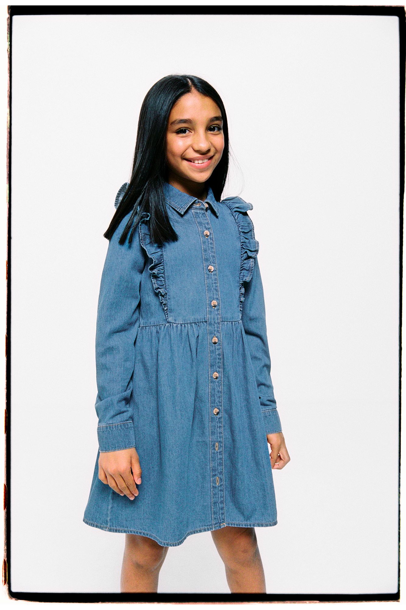 Vestido jeans infantil