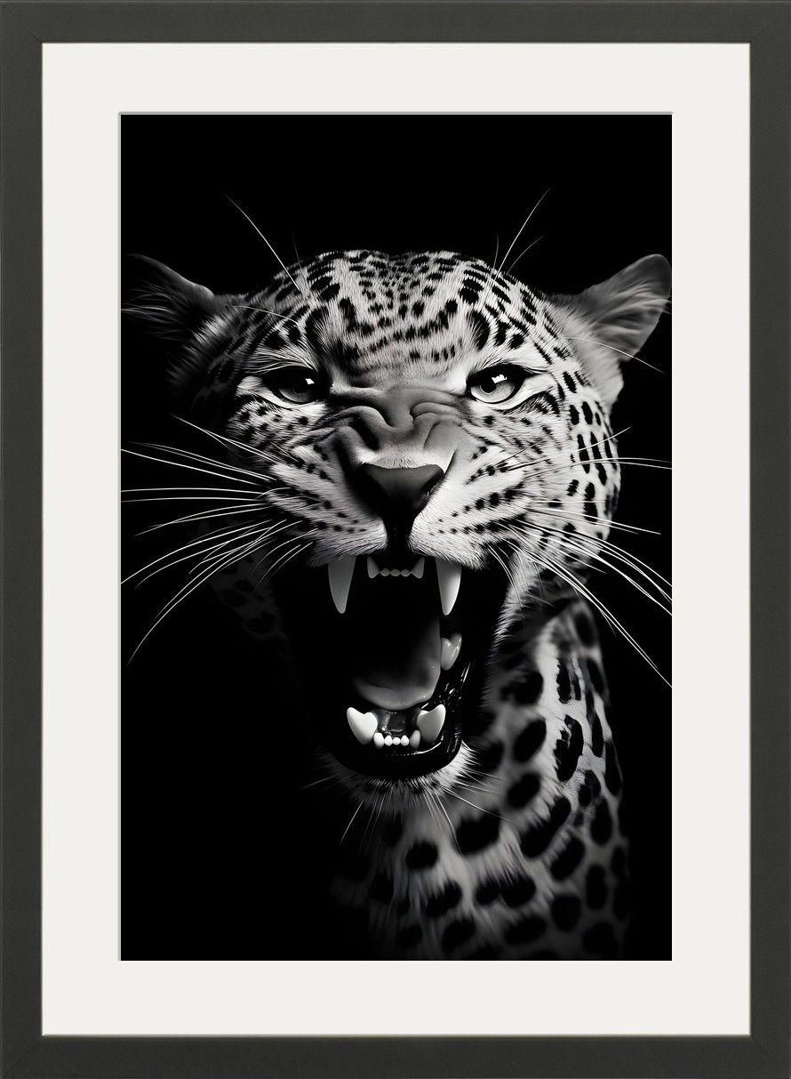 Art Print Rawr Cheetah