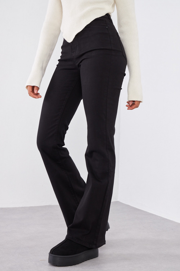 Jeans skinny flare noir