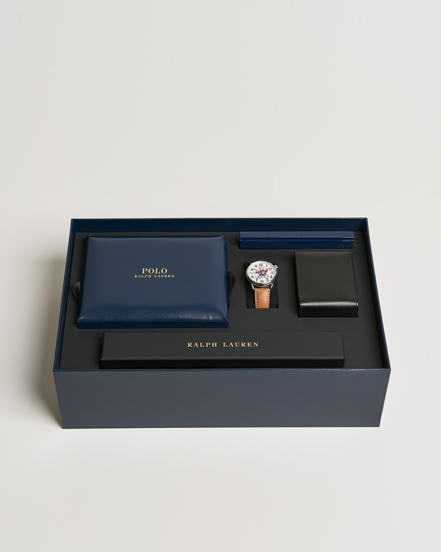 Polo Ralph Lauren 42mm Automatic Flag Bear White Dial