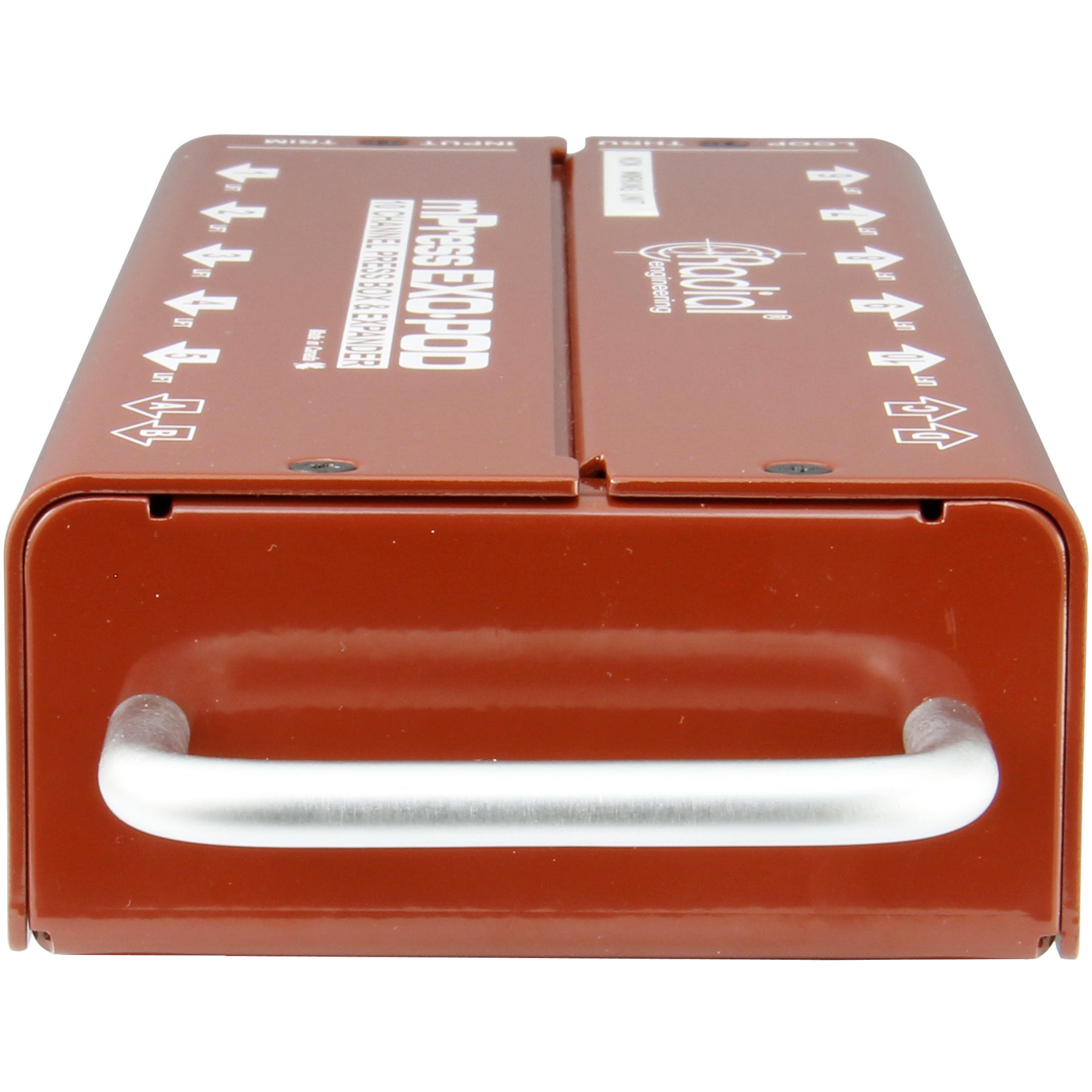 Radial EXO-POD passieve splitter - 10 x XLR en 4 x 3.5 mm jack voor mPress