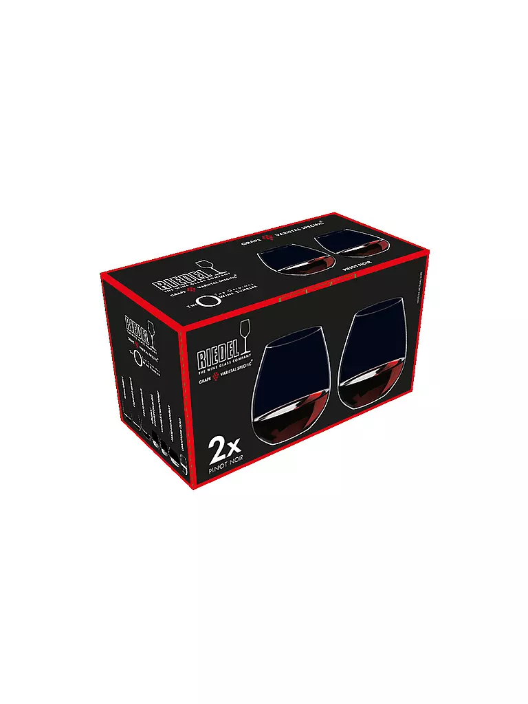 RIEDEL Rotweinglas Pinot / Nebbiolo 2er Set O WINE TUMBLER 690ml transparent