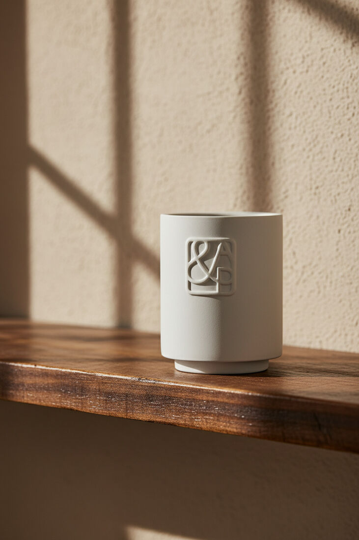 witte august & piers geurkaarsen socialite 90gr - scented candle