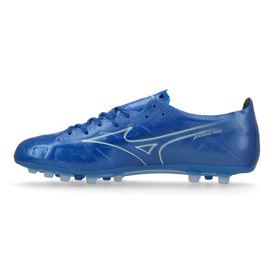 Mizuno Alpha Elite AG Mugen - Bleu/Blanc/Doré