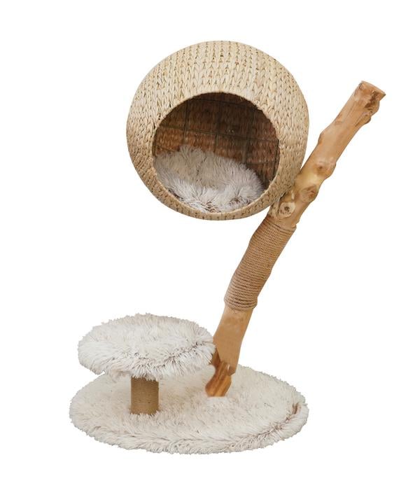 Dehner Lieblinge Kratzbaum Ava, beige/weiß,