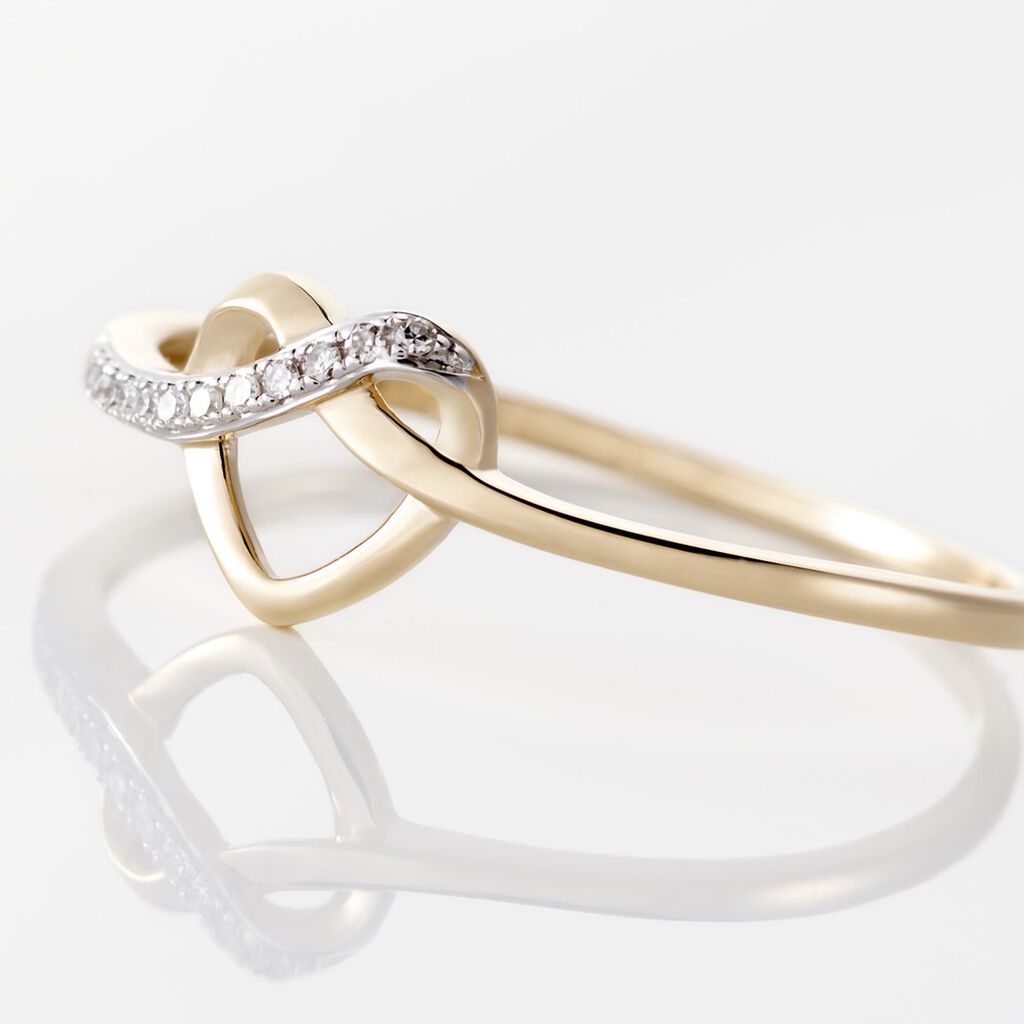 Bague Mona-lisa Or Jaune Diamants