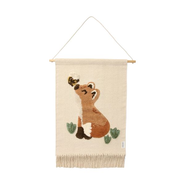 Little Dutch Forest Friends Wandtapijt Vos - 60 x 50 cm