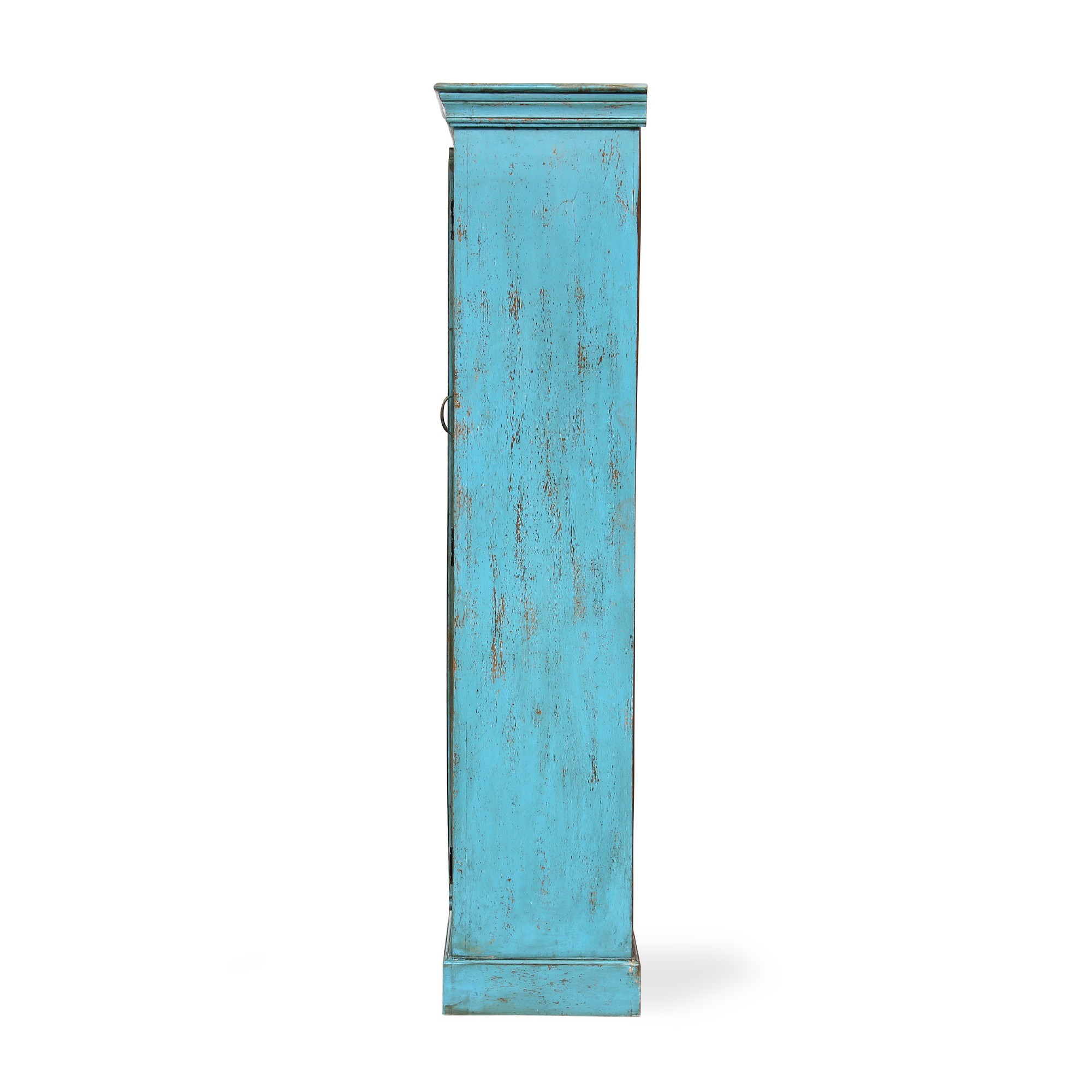 Schrank 'Karana', 2 Türen, blau, H 182 cm, B 93 cm, T 41 cm von fischer's lagerhaus