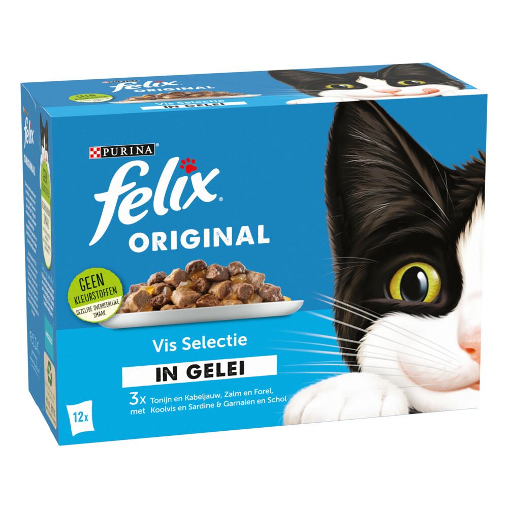 Felix Original Vis Selectie in Gelei12 x 85 gr