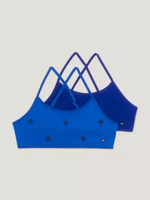Conjunto com 2 sutiãs sem bojo com monograma TH