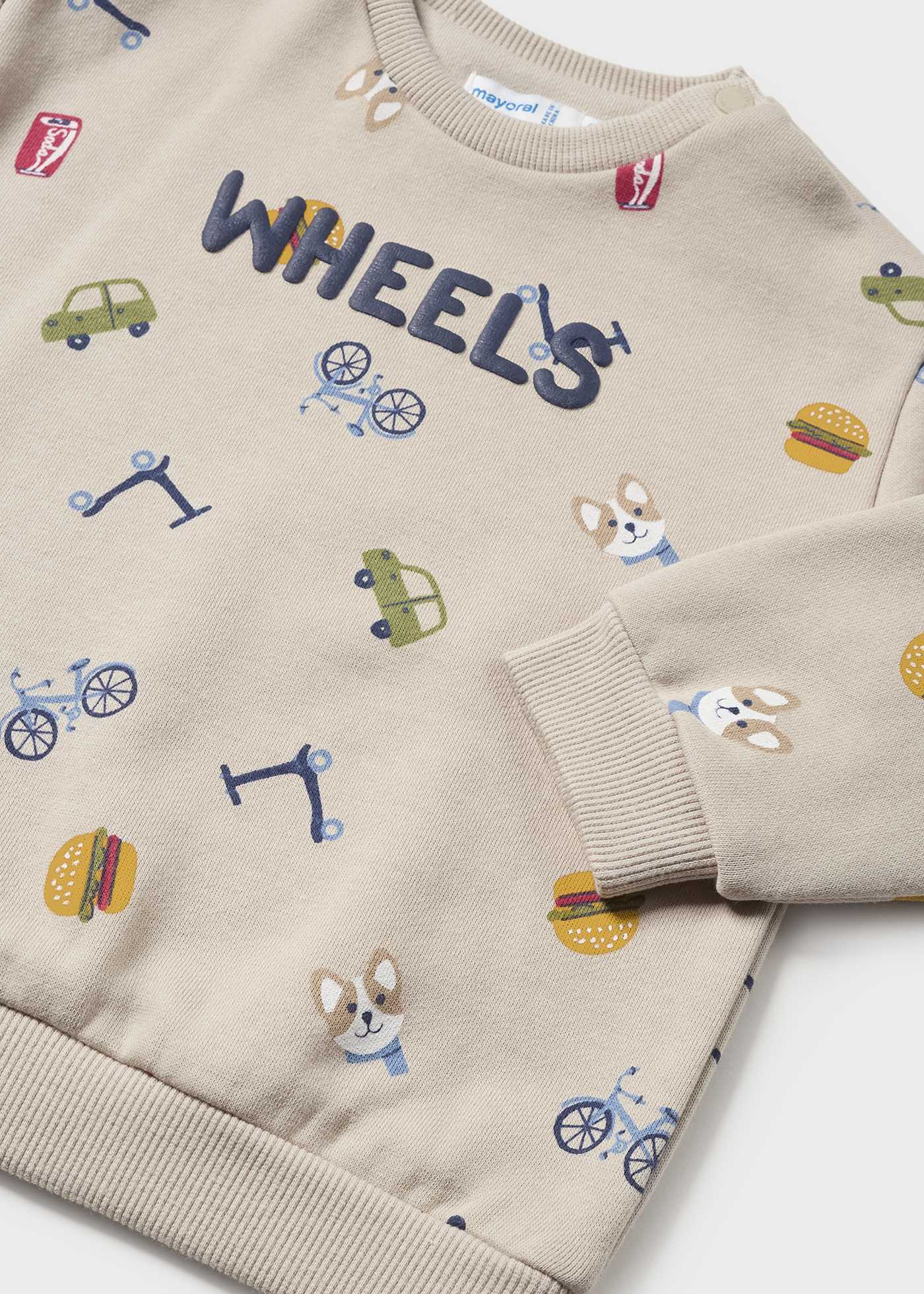 Moletom estampado para bebês