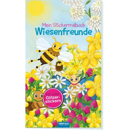 Trötsch Malbuch Wiesenfreunde mit Stickern