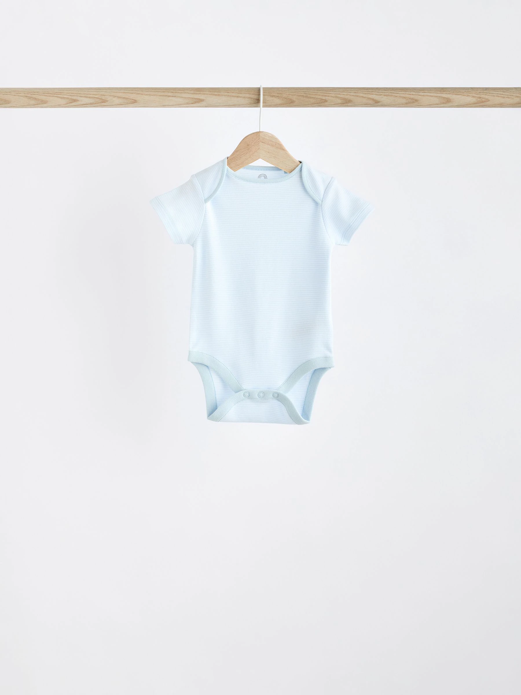 Blauw - Beer Baby Bodysuits met korte mouwen