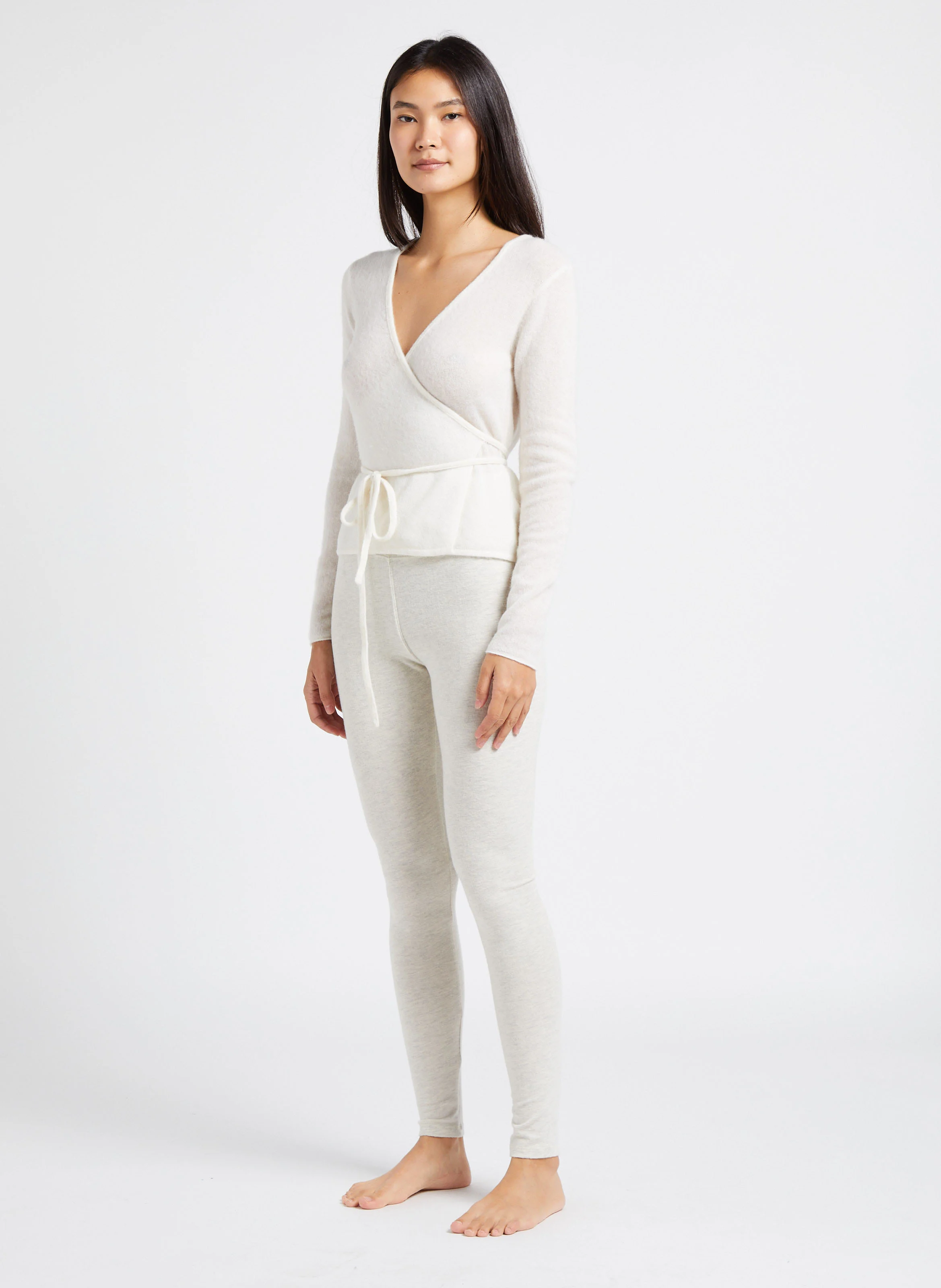 YPAWOOD - Legging en coton mélangé | Gris