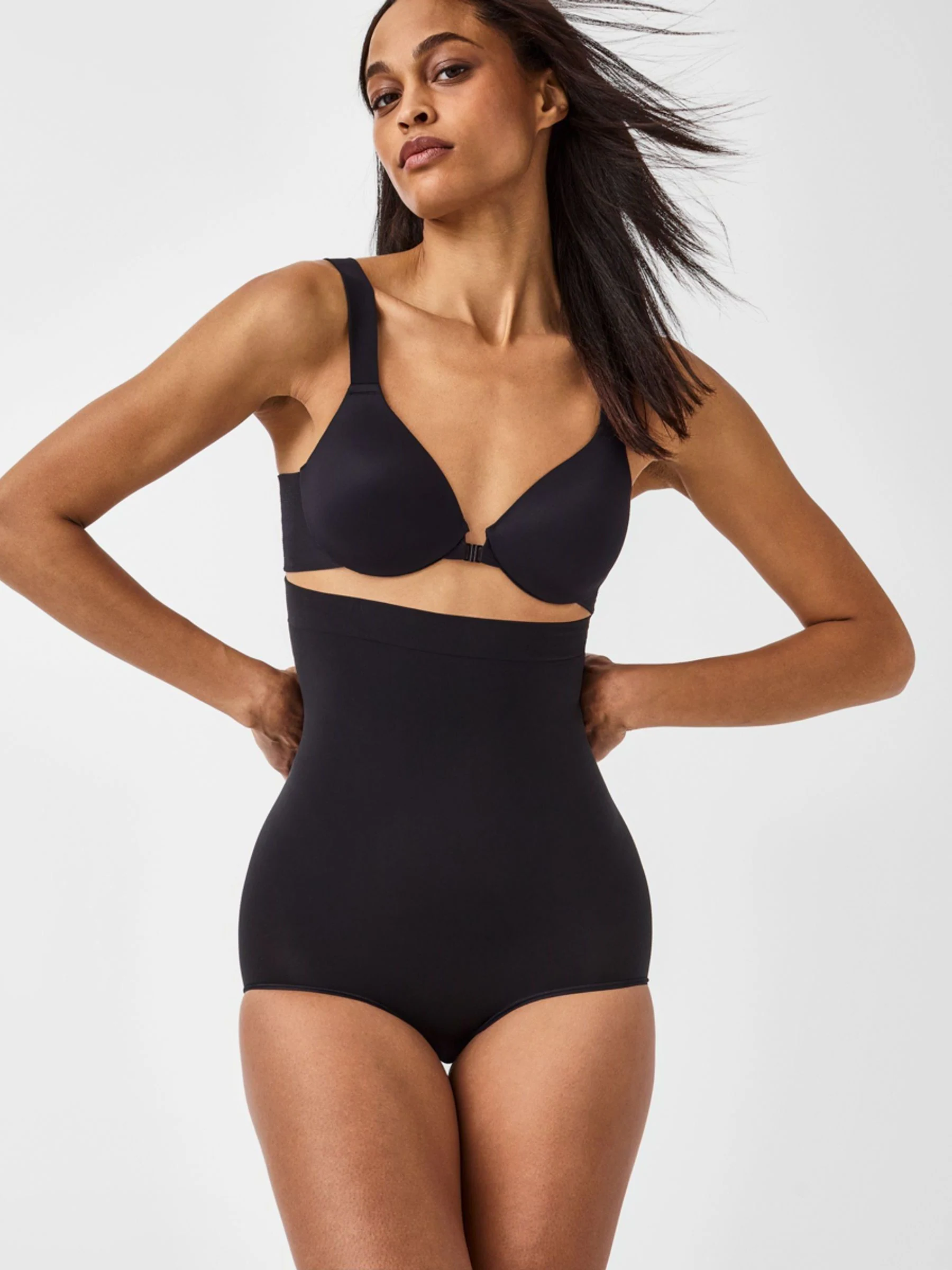 Zwart - SPANX SPANXsculpt™ Naadloze Power Hoge taille Onderbroeken