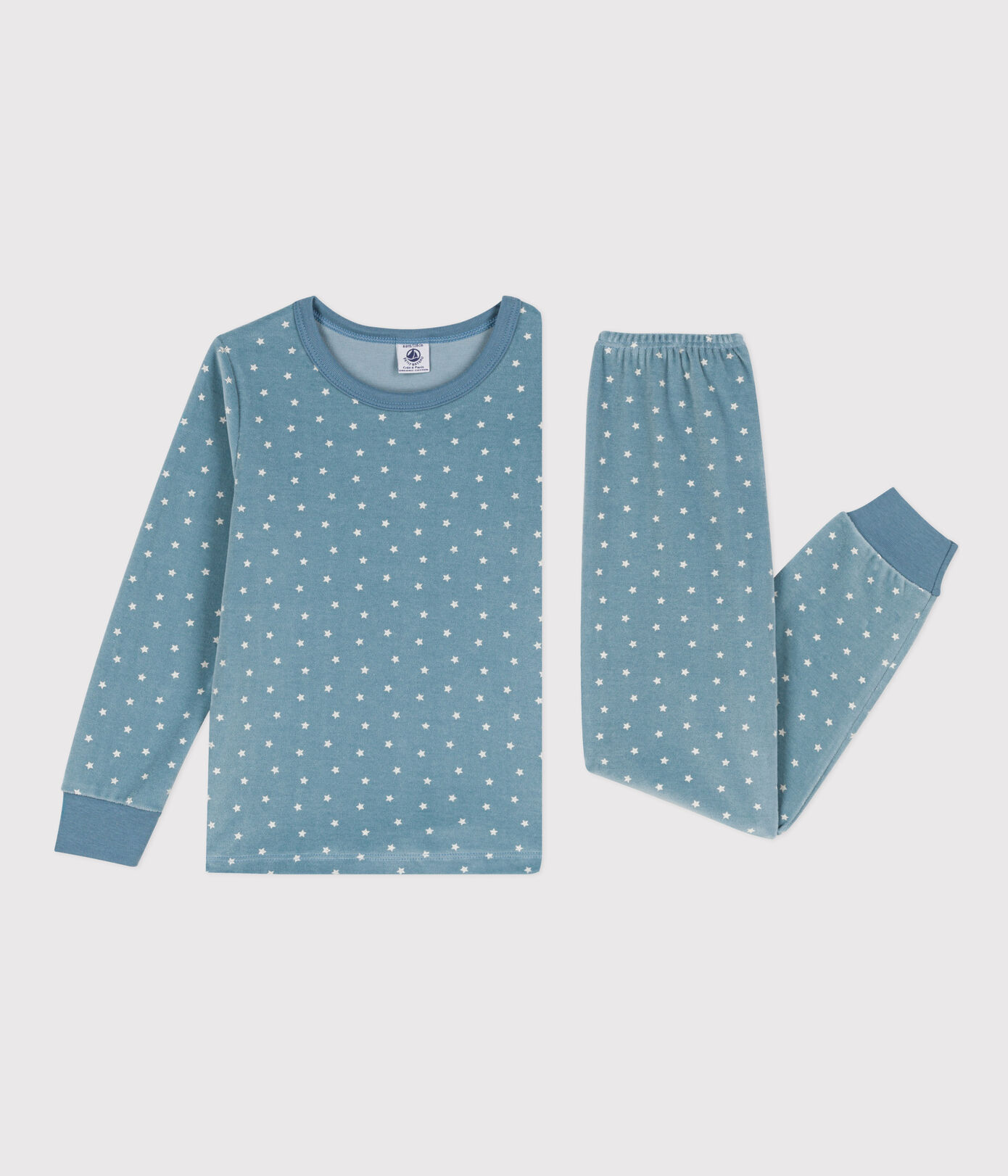 Pyjama étoile petite fille/petit garçon en velours