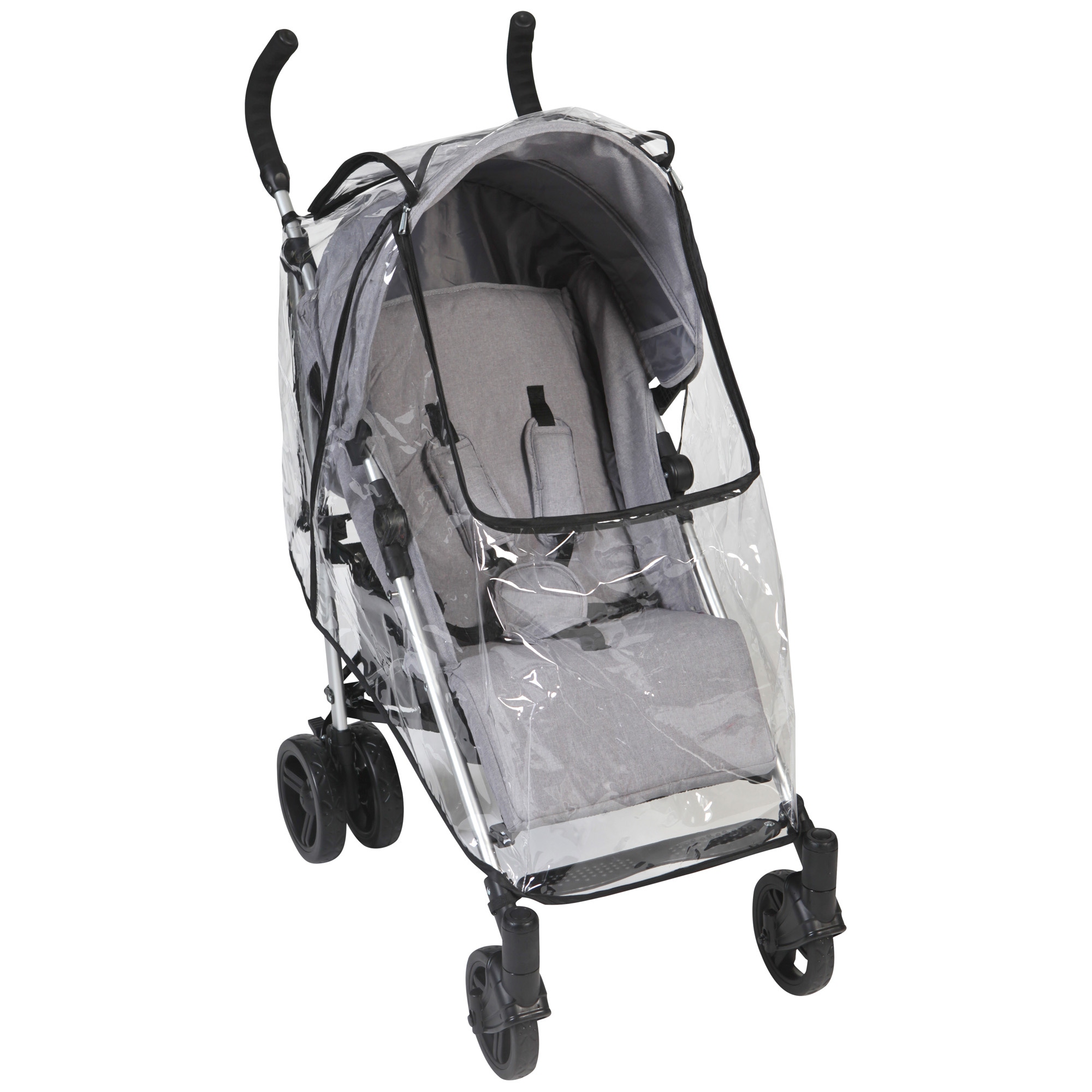 Topmark regenhoes buggy Transparant