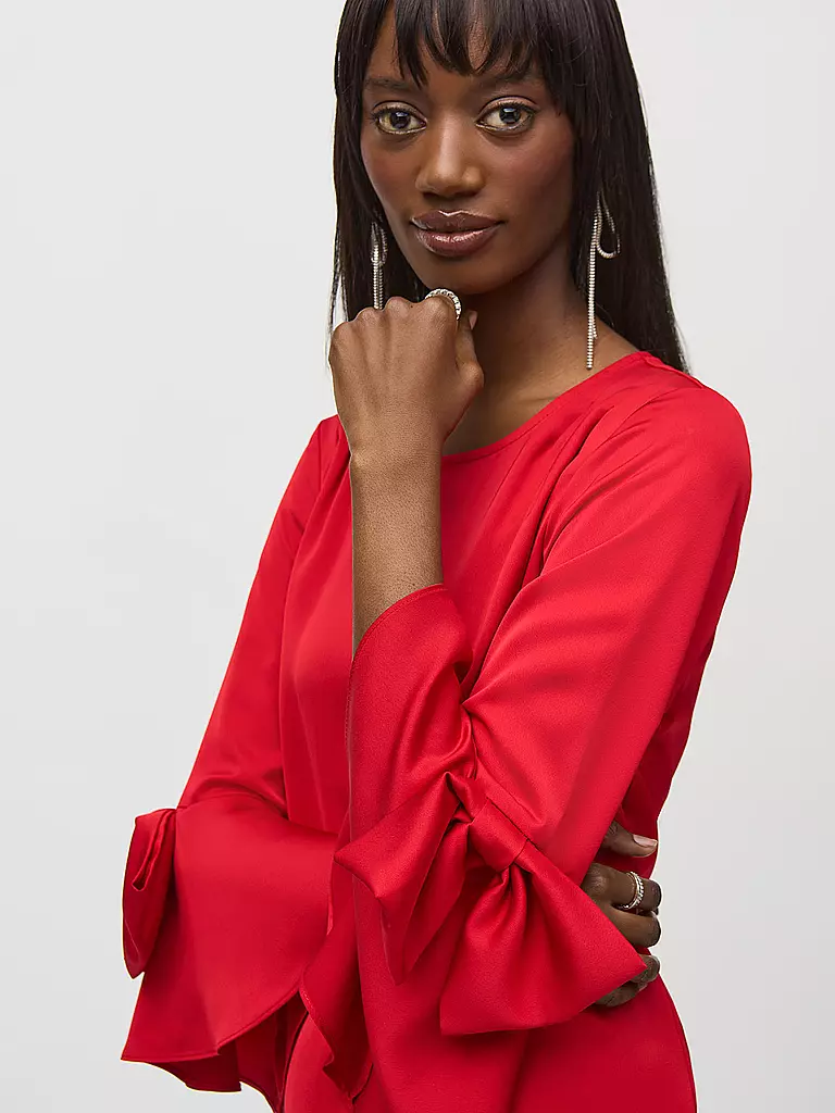 JOSEPH RIBKOFF Midikleid rot