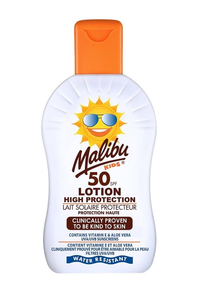 Malibu - Kids Lotion SPF 50 200 ml - Solcreme