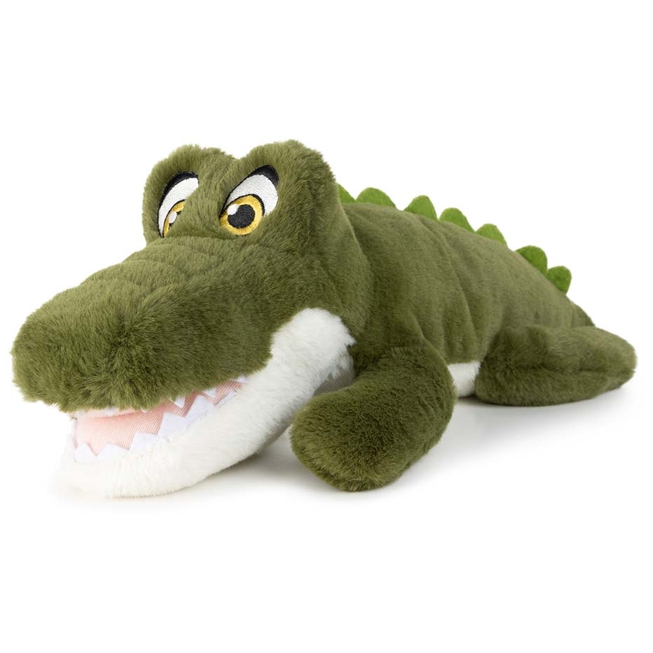 Heppy Planet knuffel krokodil 40cm groen