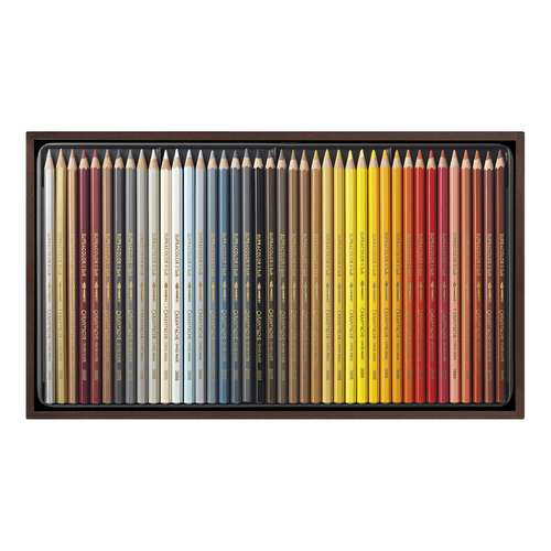 CARAN D'ACHE® SUPRACOLOR® Soft Aquarelle, Holzkoffer mit 80 Stiften