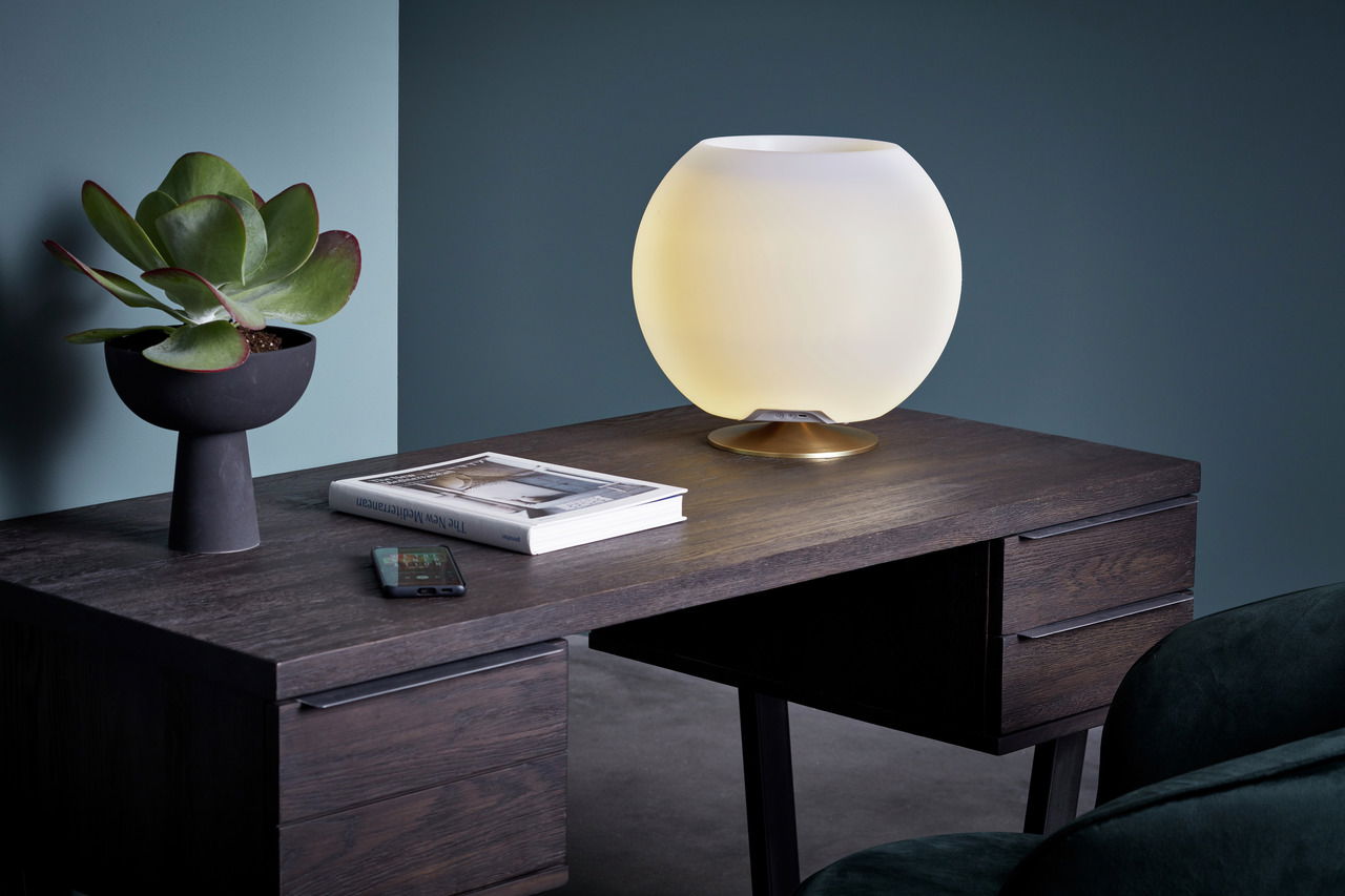 kooduu LED-Getränkekühler Brass SPHERE