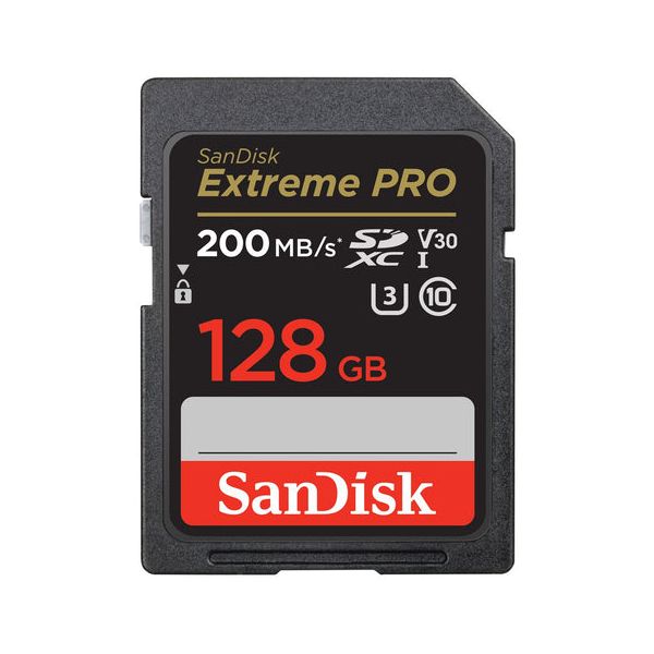 SanDisk Cartão SDHC Extreme Pro 128GB Classe 10 200MB/s