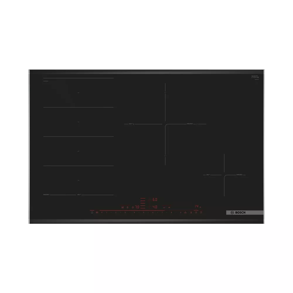 Bosch PXE875DC1E Induktionskochfeld mit Designrahmen 80cm