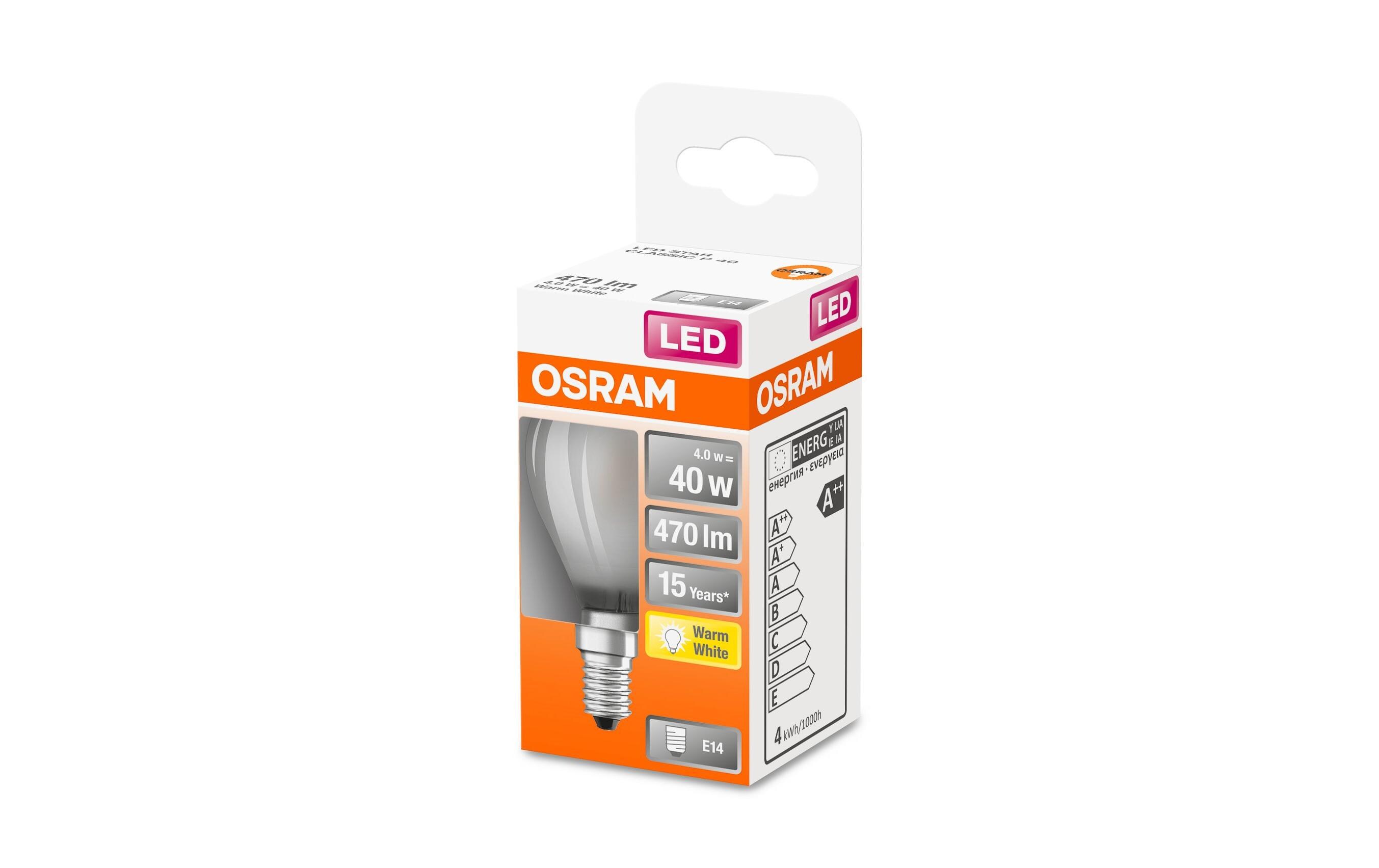 Lampe Star Retrofit, 4W, E14 WarmweissLED-Lampe