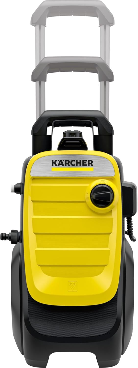 Kärcher Hochdruckreiniger K 7 Compact Home, Druck: max. 180 bar, Durchfluss: 600 l/h, Flächenleistung: 60 m²/h, Wasserfilter, Gewicht: 16 kg, mit Flächenreiniger T 7, Stein- und Fassadenreiniger