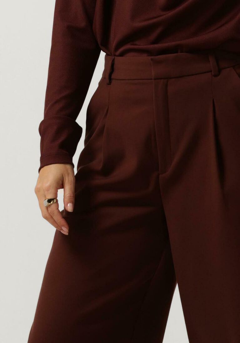 GESTUZ bruine gestuz wijde broek paulagz mw wide pantsc