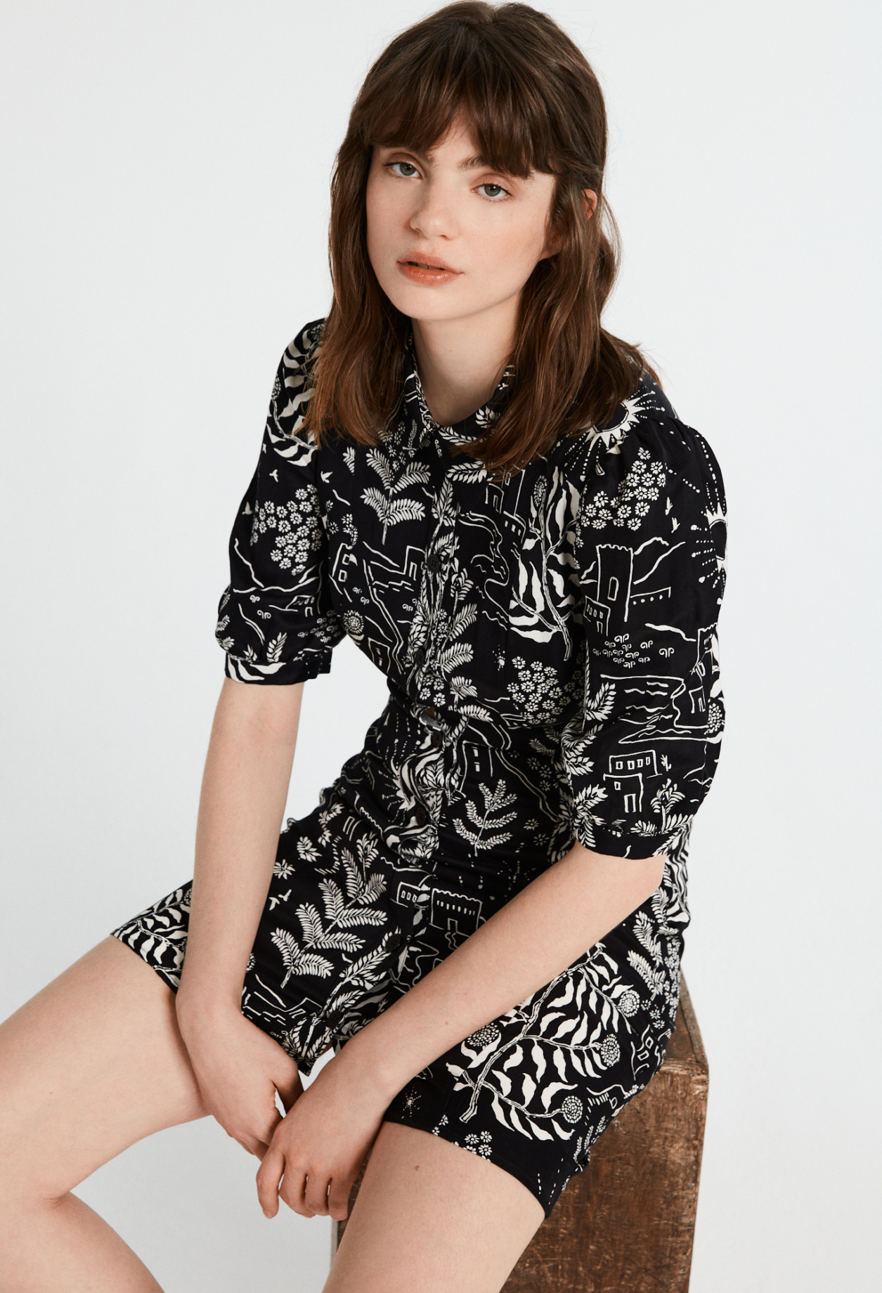 Robe &agrave; motifs