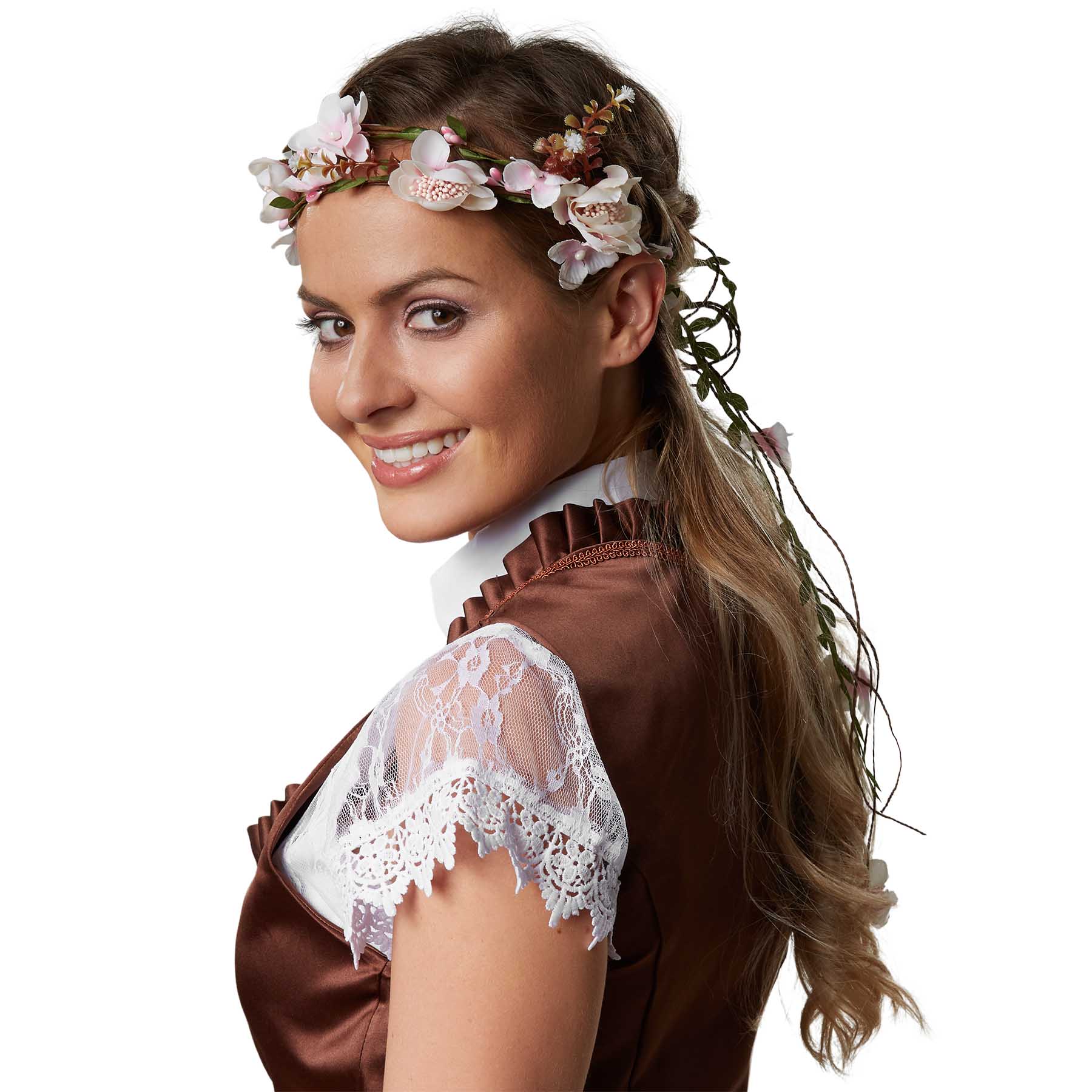 tectake® Blumenkranz Wiesenglück