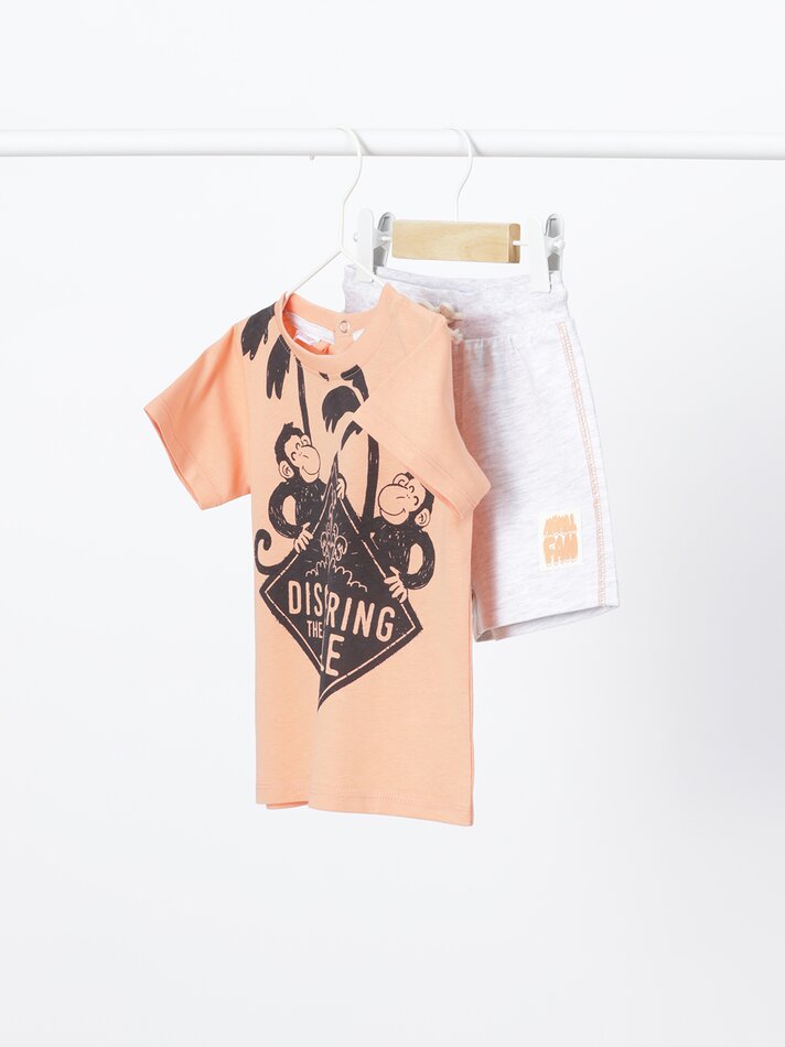 Conjunto de camiseta de lã e bermuda - Arena Vigoré