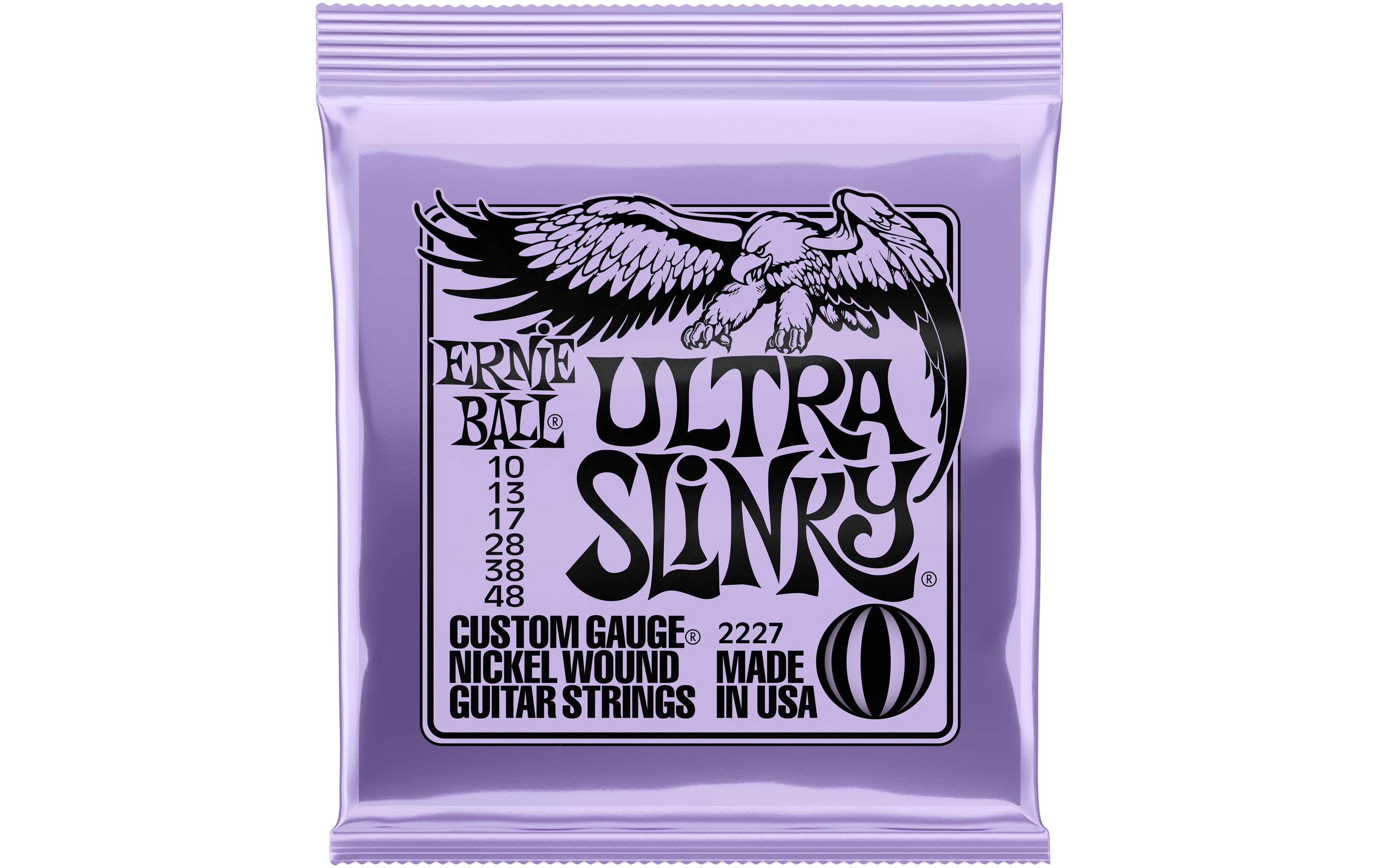 Gitarrensaiten 2227 Ultra Slinky – Ultra 10 - 48Saitensatz für E-Gitarre