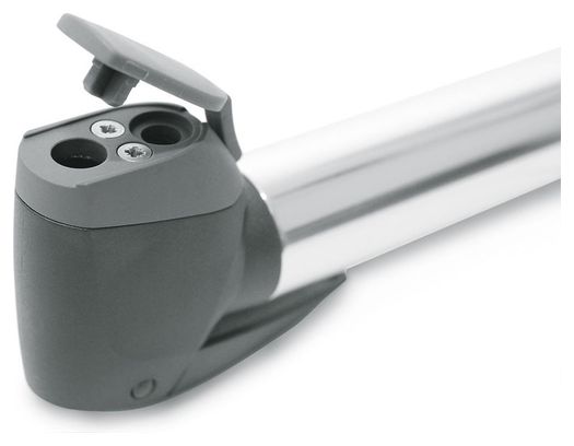 SKS Mini-Pompe INJEX T-ZOOM 256 mm Argent Noir Tête Muti-Valve
