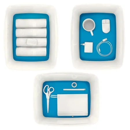Leitz Aufbewahrungsbox MyBox® groß mit Deckel, blau