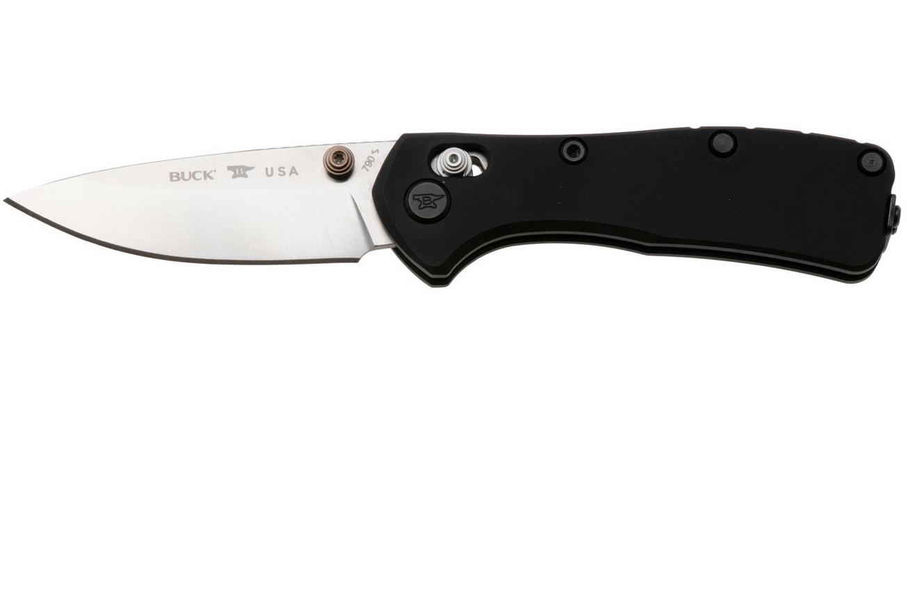 Buck 790 Mini Range Elite 0790BKS Satin MagnaCut, Black Aluminum, zakmes