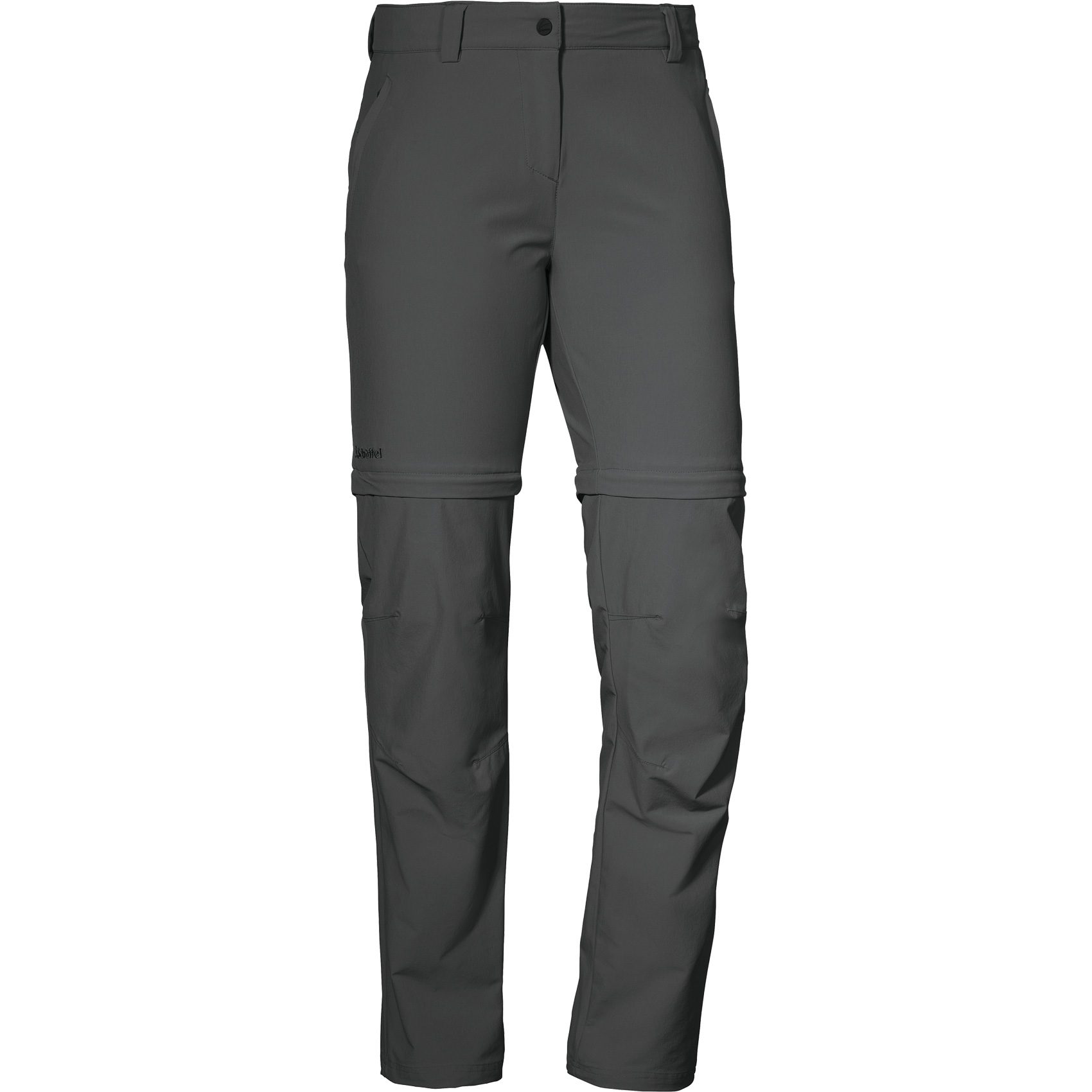 Schöffel Ascona Zip Off Hose Damen asphalt