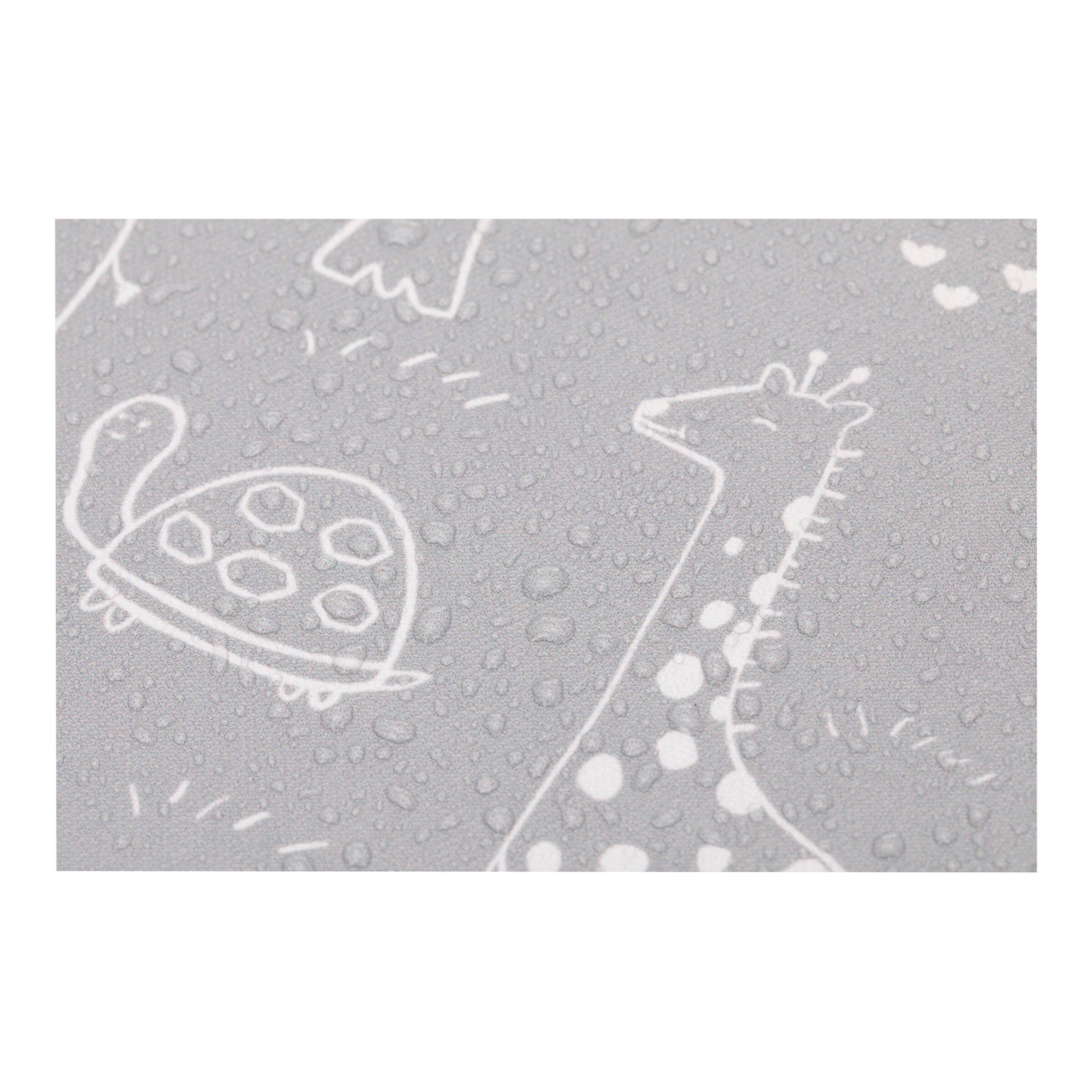 Fillikid Keilwickelauflage 50x66 cm Safari grau