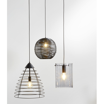 GAMMA hanglamp Cindy zwart Ø40 cm