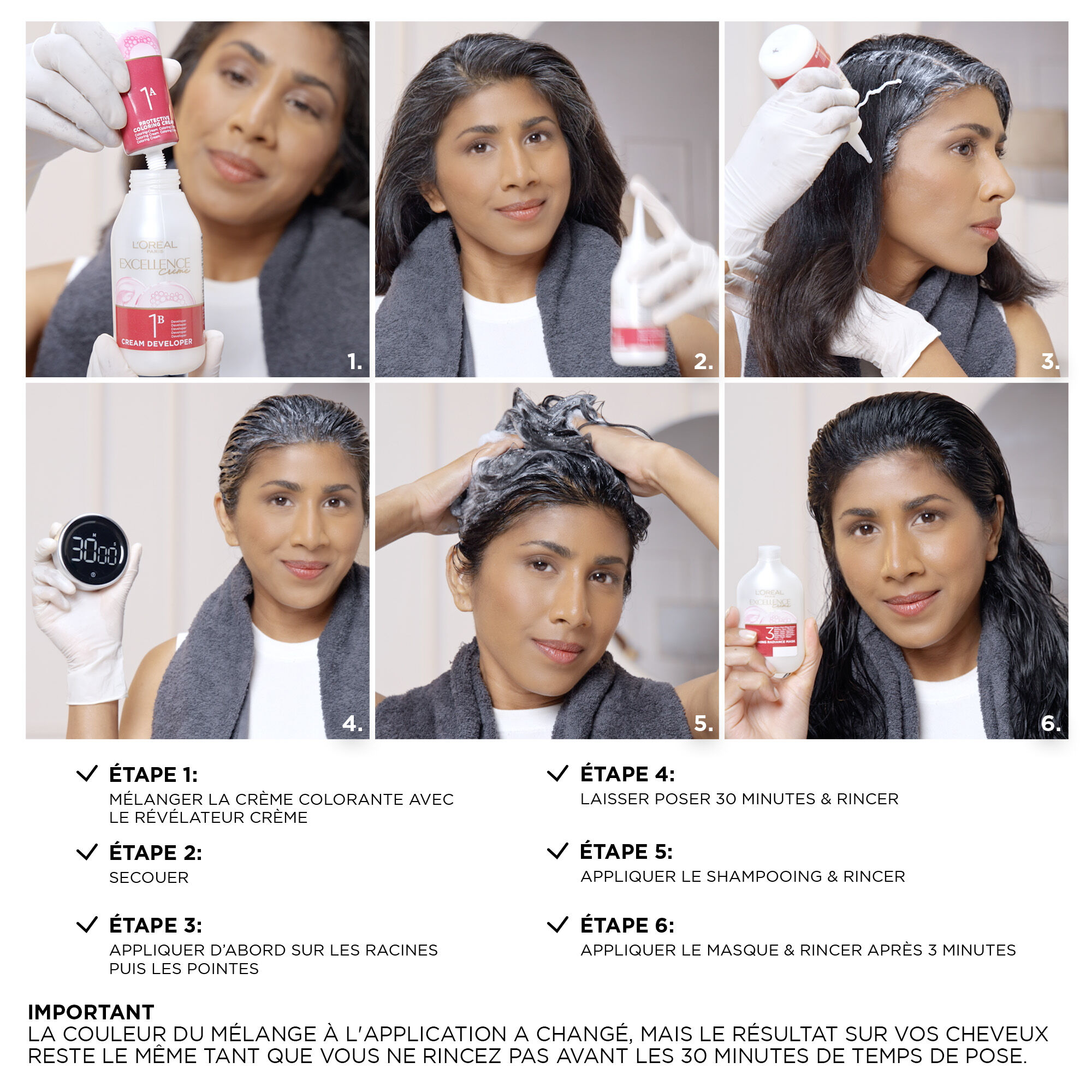 Excellence Crème Blondes · Couvre 100% des cheveux blancs