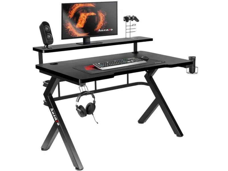 Huzaro Hero 5.0 Black computer gaming desk