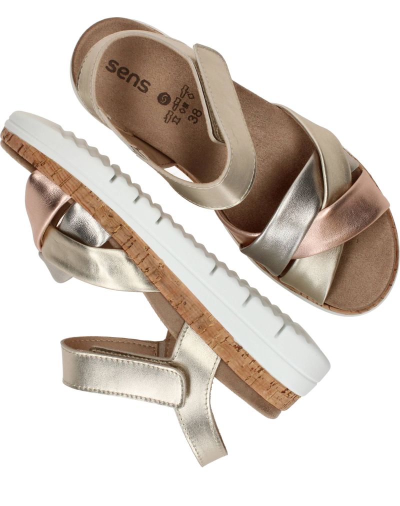 Sens Sandalen Goud Dames
