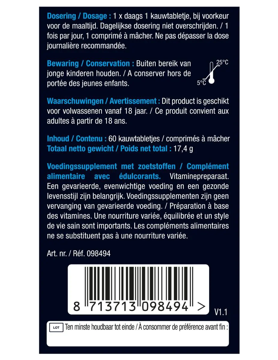 Vitamine B12 1000 mcg