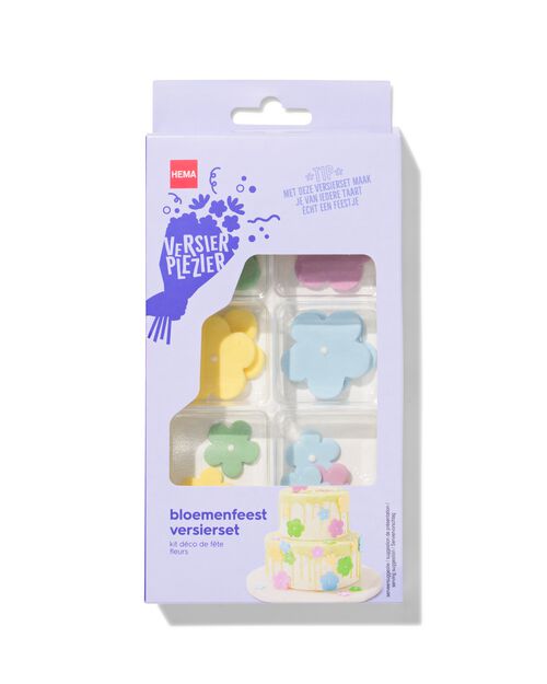 kit de décoration comestible - fleurs
